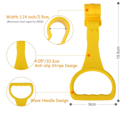 JOY PLUS poignées en silicone pour lit bébé facilitant le lever de l’enfant, lot de 4