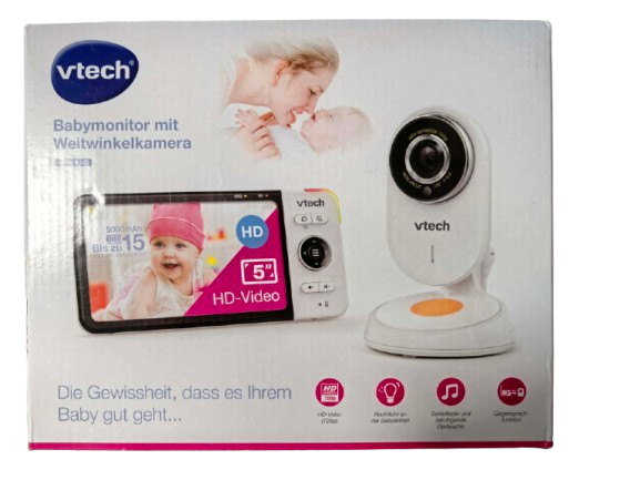 VTECH VM818 HD babyphone vidéo avec caméra grand angle et écran LCD 5"