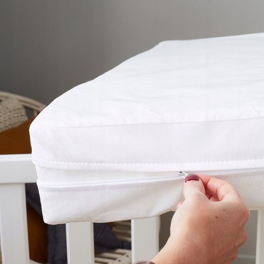 P'TIT LIT ochraniacz na materac wodoodporny 70x140 ALLERGOSTOP z zamkiem błyskawicznym