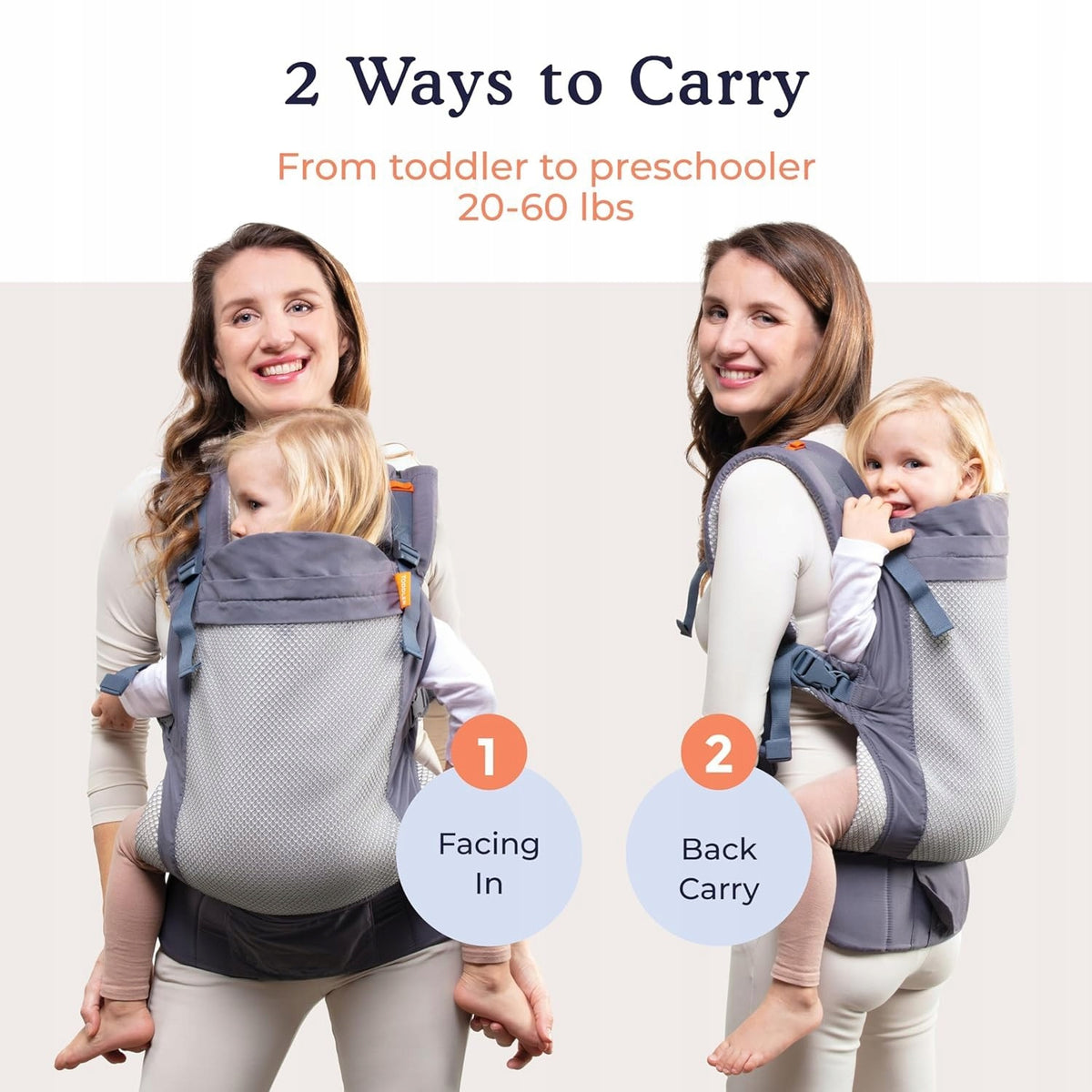 BECO TODDLER porte-bébé à boucle 9-27kg mesh 3d