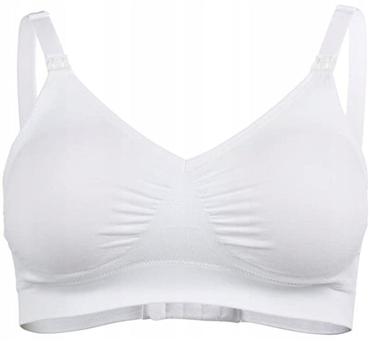 MEDELA biustonosz do karmienia KOMFORT +wkładki L