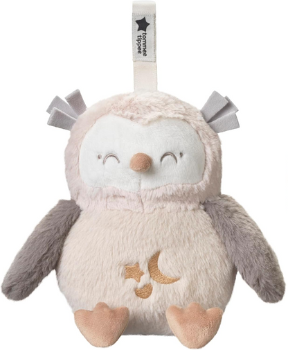 TOMMEE TIPPEE Eule Ollie Deluxe Kuscheltier-Lampe mit Geräuschen