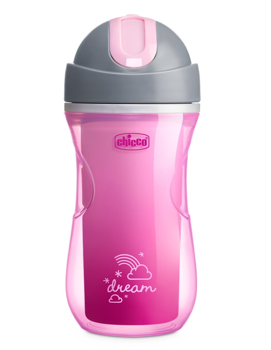 CHICCO Sport Cup gobelet anti-fuite avec paille 266 ml 14 m+