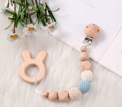 RUBY Artestar clips en bois pour chaîne de sucette 16 pièces