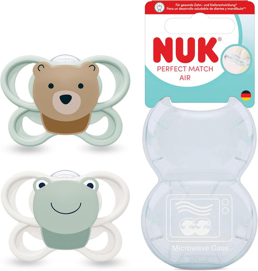 NUK Perfect Match Air smoczek uspokajający 0-6m x2