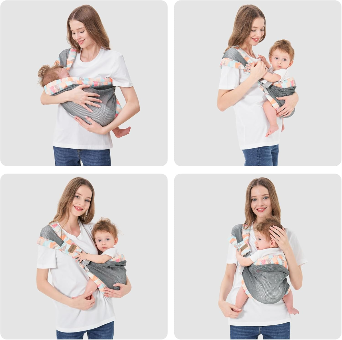 IULONEE porte-bébé CEINTURE écharpe jusqu'à 20kg