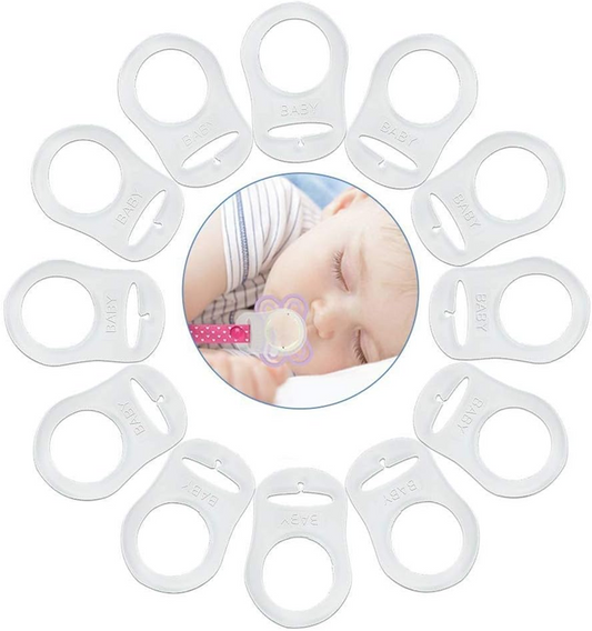 VOARGE attaches-sucette en silicone pour chaînes, lot de 12 pièces