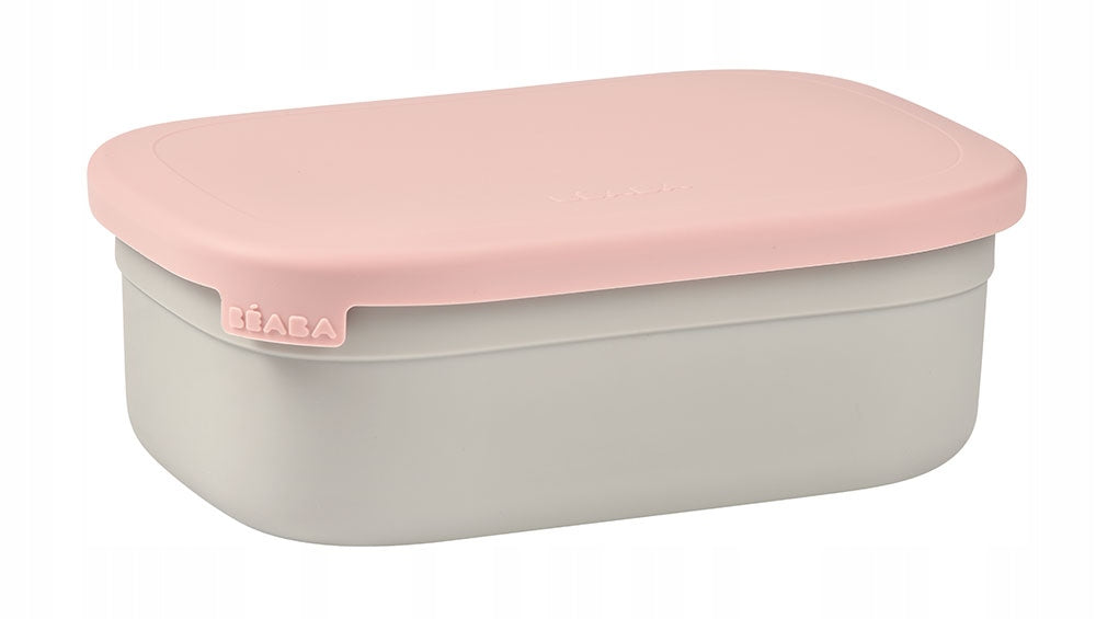 BEABA Lunchbox per colazione acciaio inox 760ml con scomparti