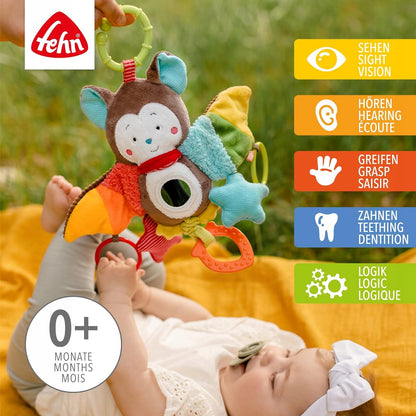 FEHN zawieszka z grzechotką i chwytakiem do wózka, fotelika NIETOPERZ 29 cm – zdjęcie produktu 3