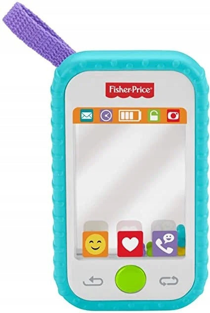 FISHER-PRICE GML96 smartfon gryzak grzechotka lusterko