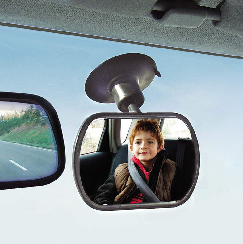 DIAGO miroir de voiture pour surveiller bébé 7 x 10 cm ventouse