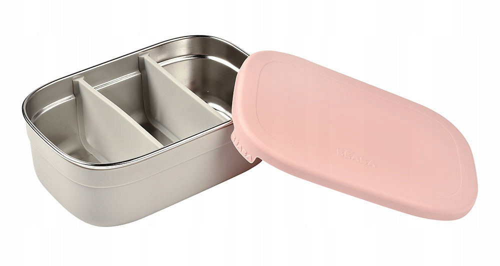 BEABA Lunchbox per colazione acciaio inox 760ml con scomparti
