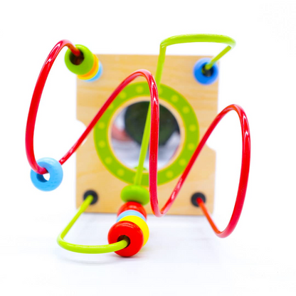 LOTTI & WILL Play Cube drewniana kostka wielofunkcyjna do zabawy 18 m+