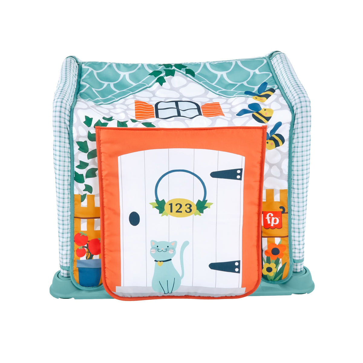 FISHER-PRICE mata do zabawy 3w1 edukacyjna Domek Odkrywcy