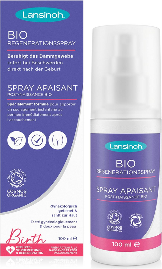 LANSINOH organiczny spray łagodzący do miejsc intymnych po porodzie 100ml "N
