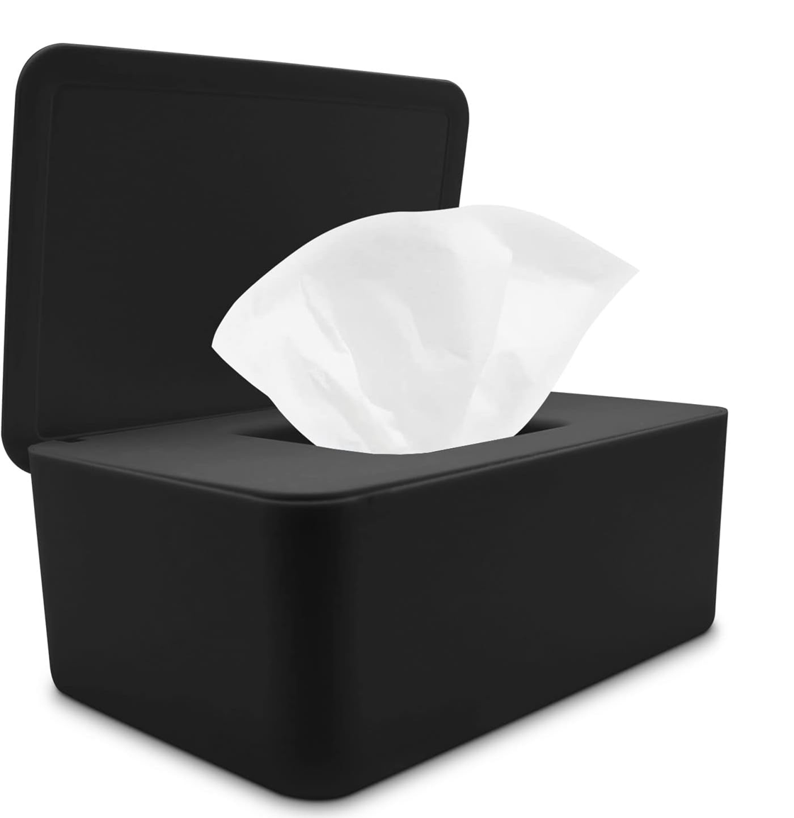 AOHCAE boîte pour lingettes humides avec joint et couvercle 12 x 18,5 x 7 cm