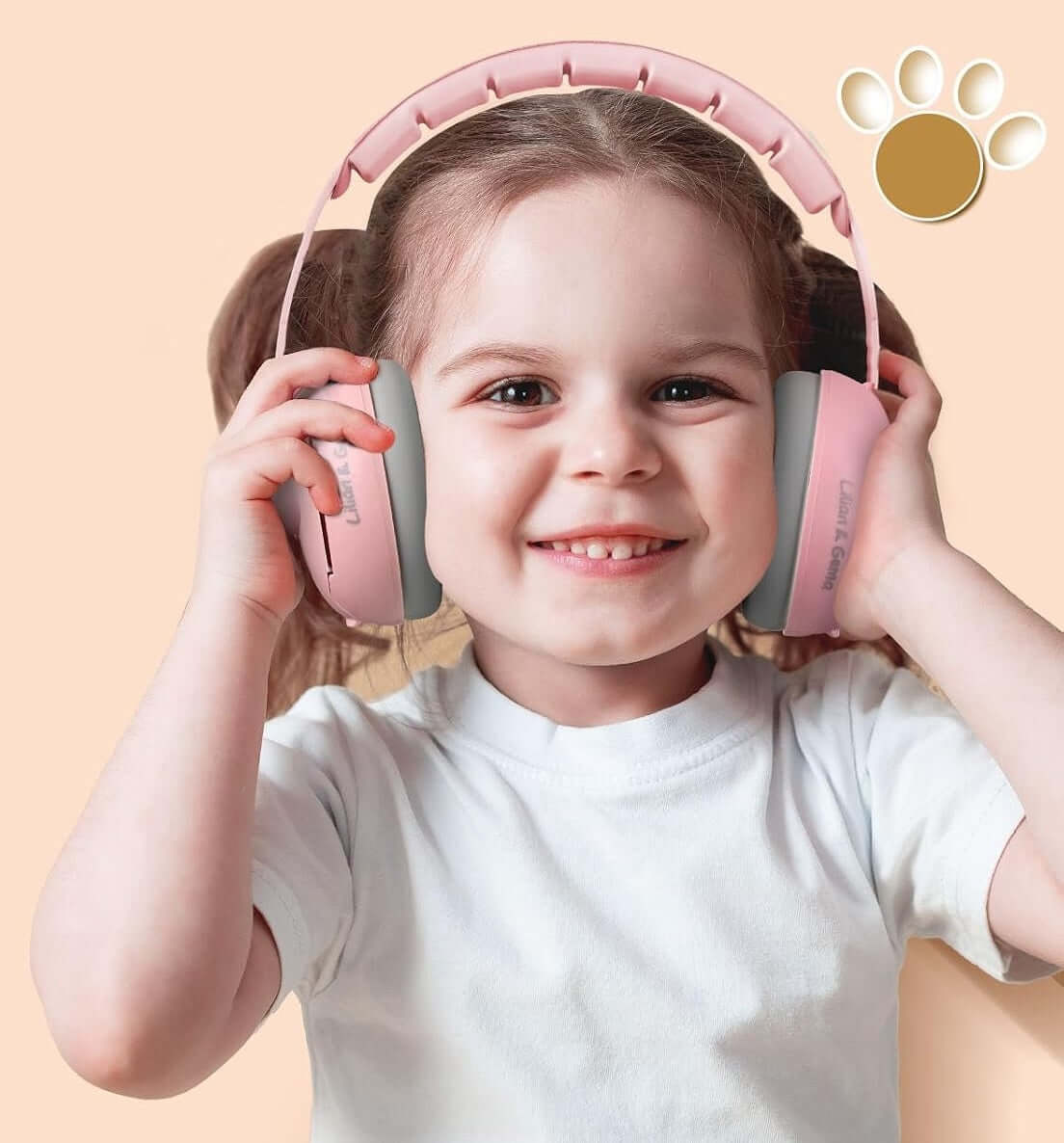 LILIAN & GEMA 2-in-1 noise-reducing protective earmuffs 25 dB + case