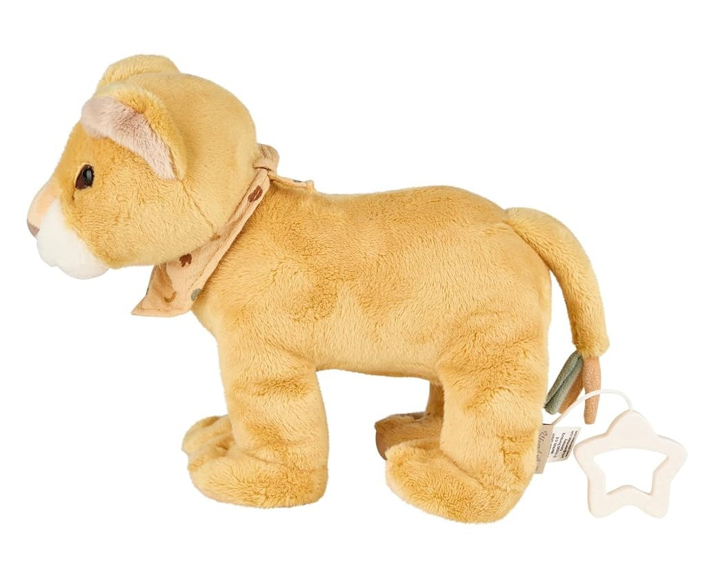 STERNTALER Leo Lion musical comforter with "Sandman" music box, 24 cm