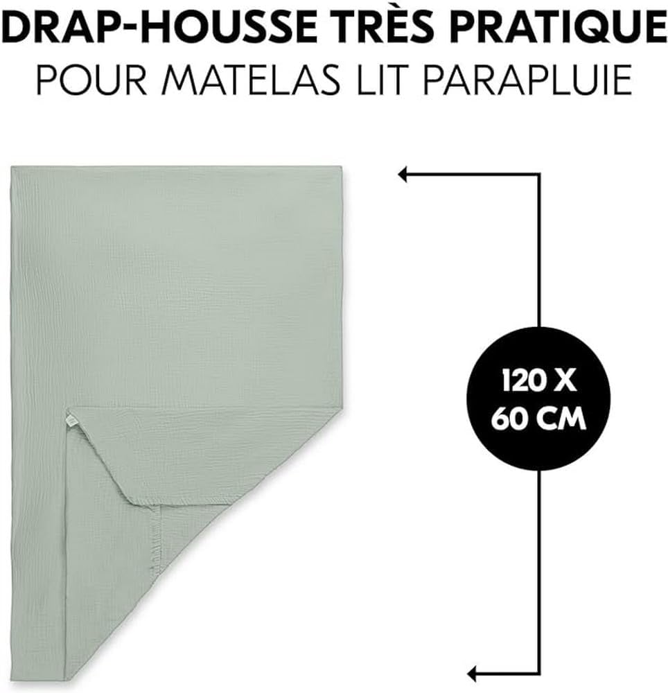 HAUCK Travel Bed prześcieradło ochronne na materac 120x60