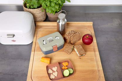 LÄSSIG Happy Prints boîte à goûter avec plateau amovible