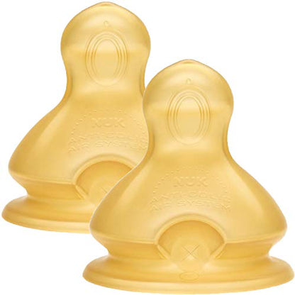 NUK First Choice Plus tétines en latex L x2 pour aliments épais