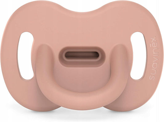 SUAVINEX SELECTION smoczek uspokajający silikon 0-6 msc, różowy, bez BPA i BPS