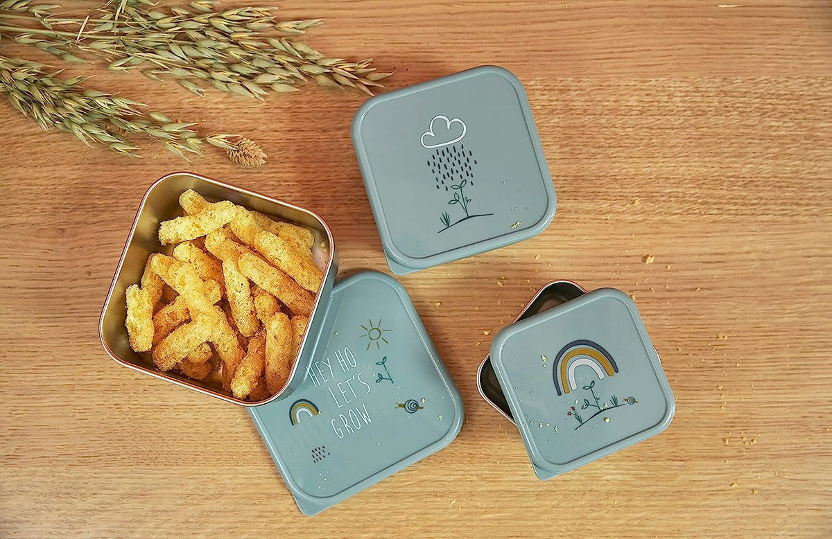 LASSIG Snackbox stalowe PUDEŁKA NA PRZEKĄSKI x3 – zdjęcie produktu 3