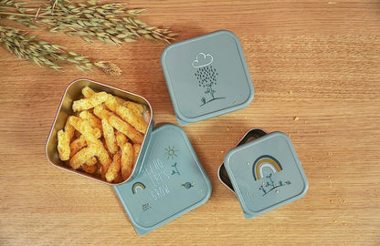 LASSIG Snackbox stalowe PUDEŁKA NA PRZEKĄSKI x3 – zdjęcie produktu 3