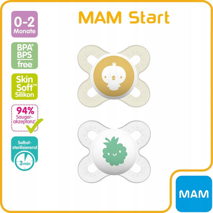 MAM START sucette apaisante 0-2m + boîte