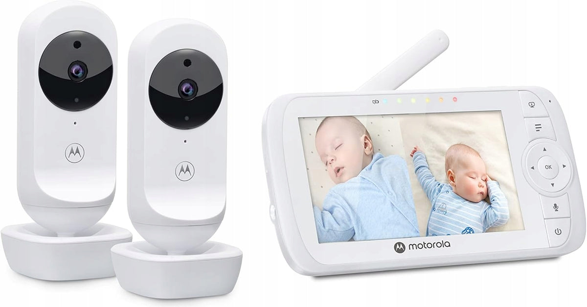 MOTOROLA VM35-2 babyphone électronique 5" + 2 caméras