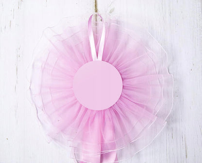 MARELI noeud de naissance pour bébé 32 cm céramique tulle satin