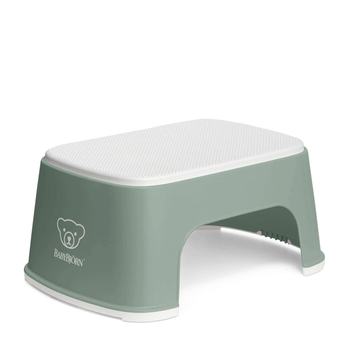 BabyBjörn Step Stool non-slip step stool for children green and white