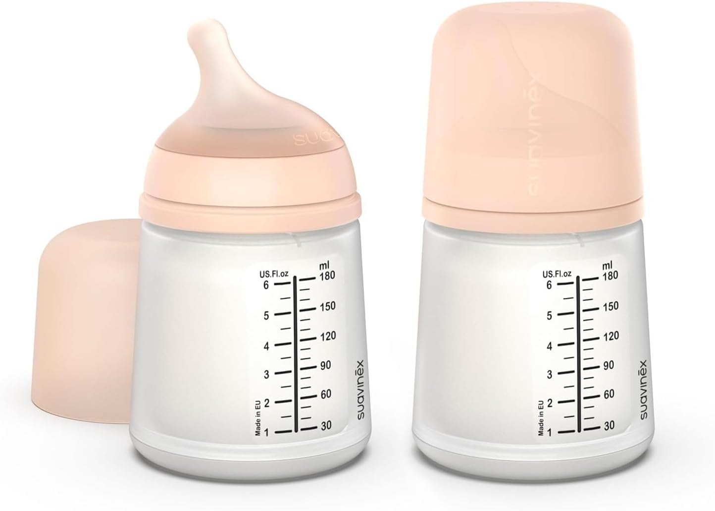 SUAVINEX ZERO ZERO Fläschchen 180 ml x2 Adaptable Flow (A)