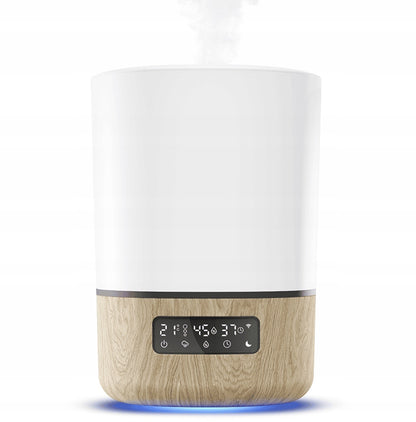 MAXI-COSI Breathe zdalny nawilżacz powietrza 24 h aplikacja Connected Home, biało-drewniany