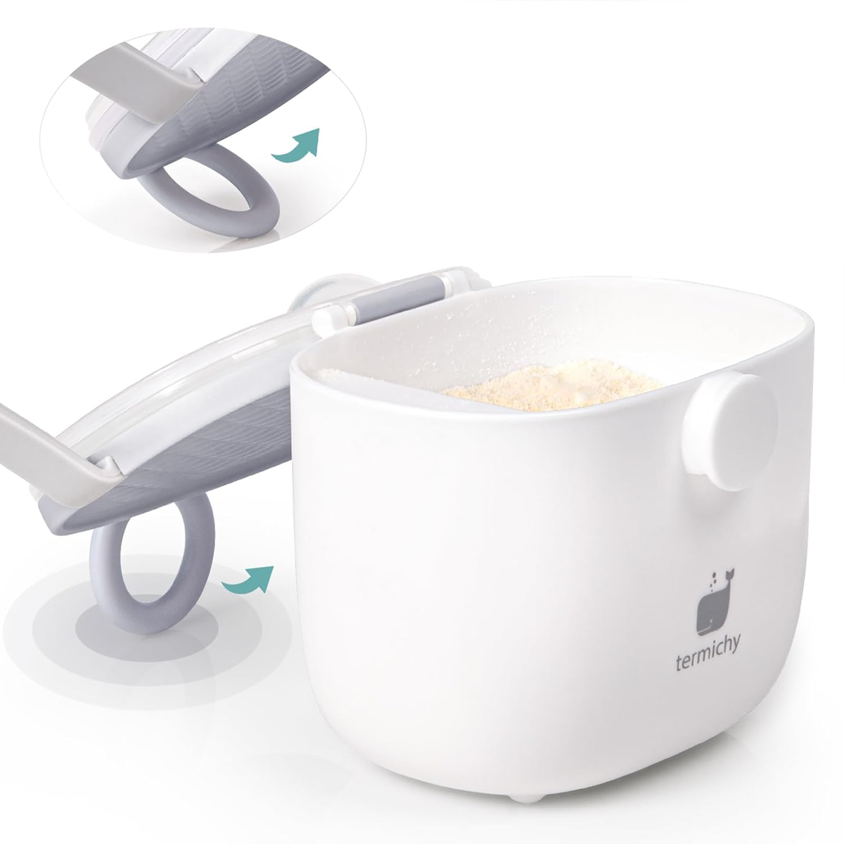 TERMICHY récipient pour lait infantile 500 ml 250 g + mesurette