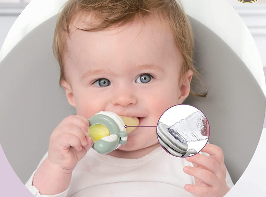 KIDSME anneau de dentition distributeur de fruits pour enfants 4-24 mois