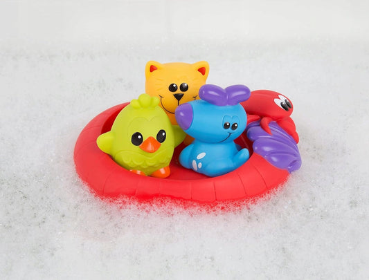 PLAYGRO Splash and Float jouets de bain en caoutchouc 6 m+ 4 pièces
