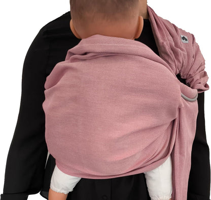 SHABANY écharpe à anneaux pour porter bébé COTON BIOLOGIQUE