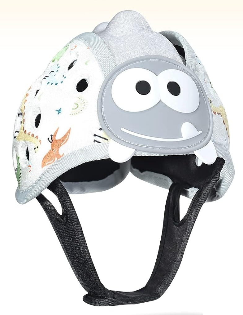 ORZBOW casque de protection pour l’apprentissage de la marche 40-48 cm DINO + protège-genoux