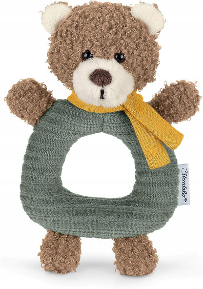NATTOU hochet en coton avec poignée OURS BEN 17 cm