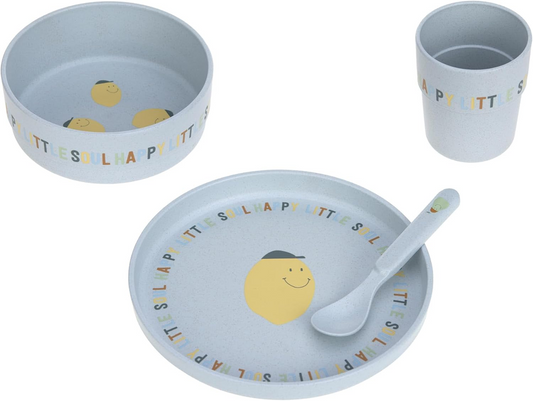 Set de veselă fără melamină LASSIG Happy Fruits Lemon
