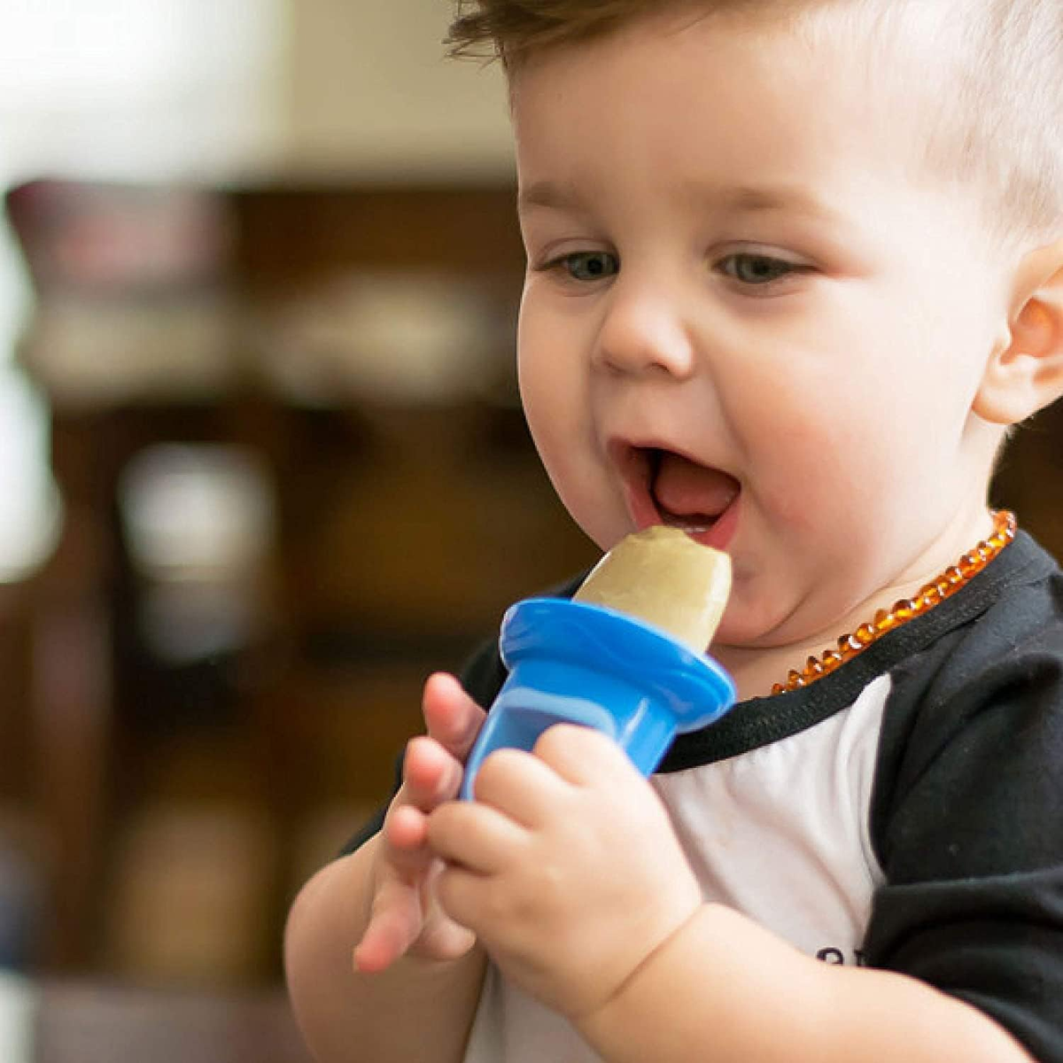 NUBY moule à glace en forme de tétine 4 pièces + plateau de congélation