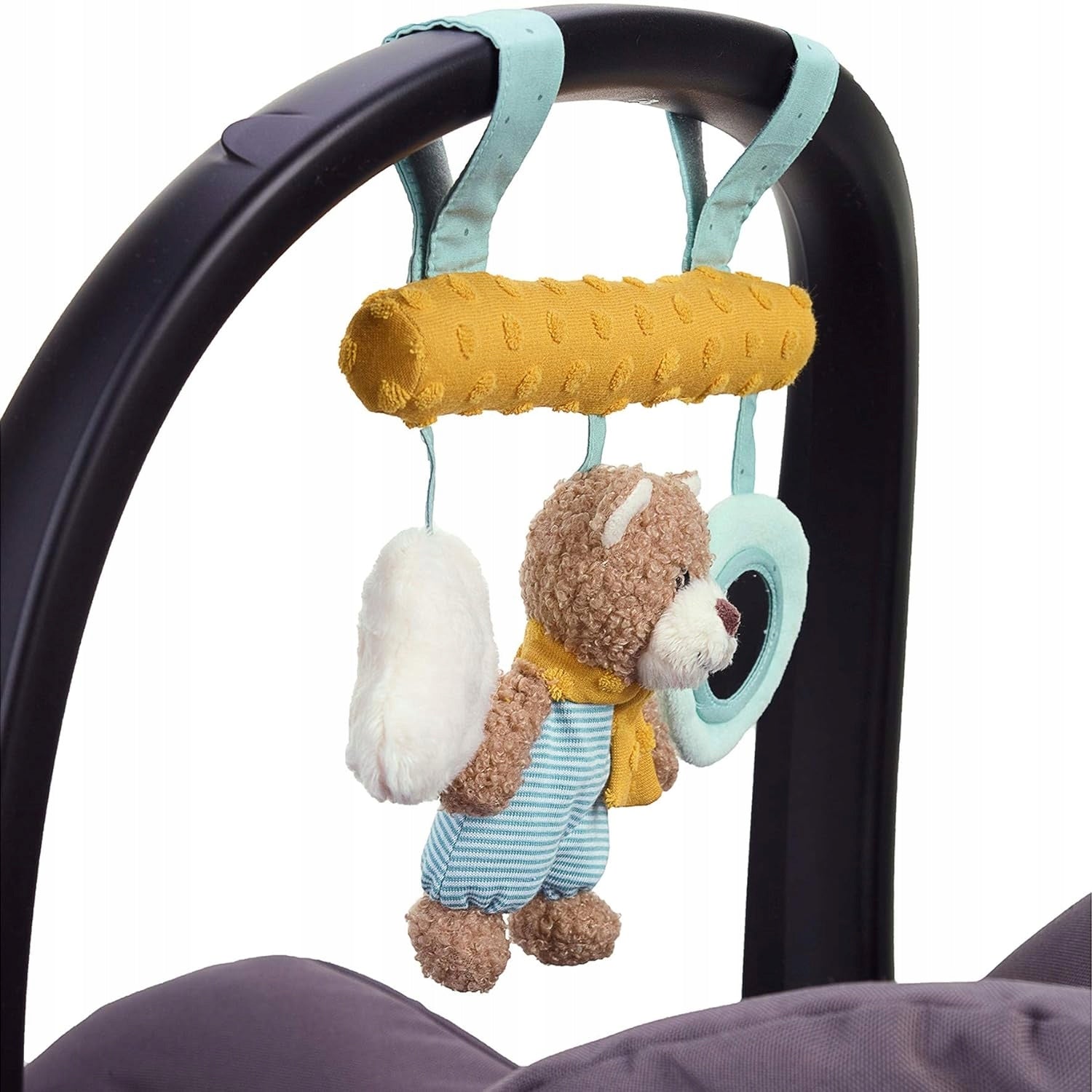 STERNTALER Trapez-Anhänger mit Rassel für den Kinderwagen BÄR BEN „N“ – Produktfoto 2