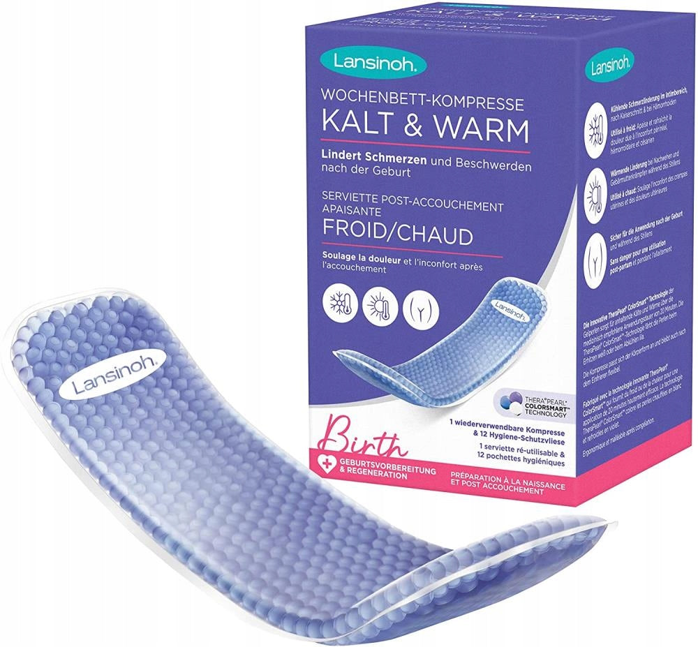 LANSINOH compresse de gel CHAUD / FROID pour les zones intimes