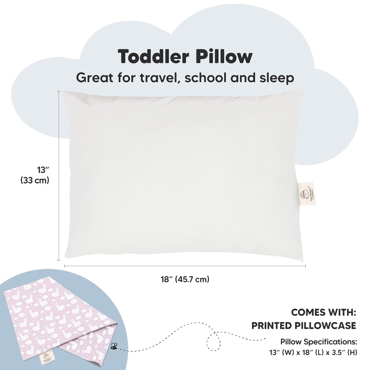 Coussin pour bébé KEABABIES 33X45CM