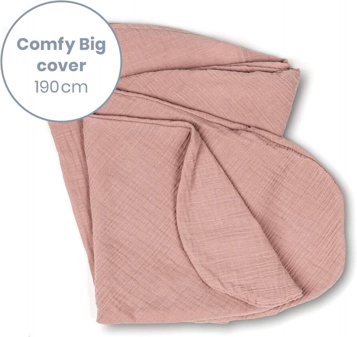 DOOMOO Comfy Big Cover poszwa na poduszkę ciążową 190cm ORGANIC COTTON