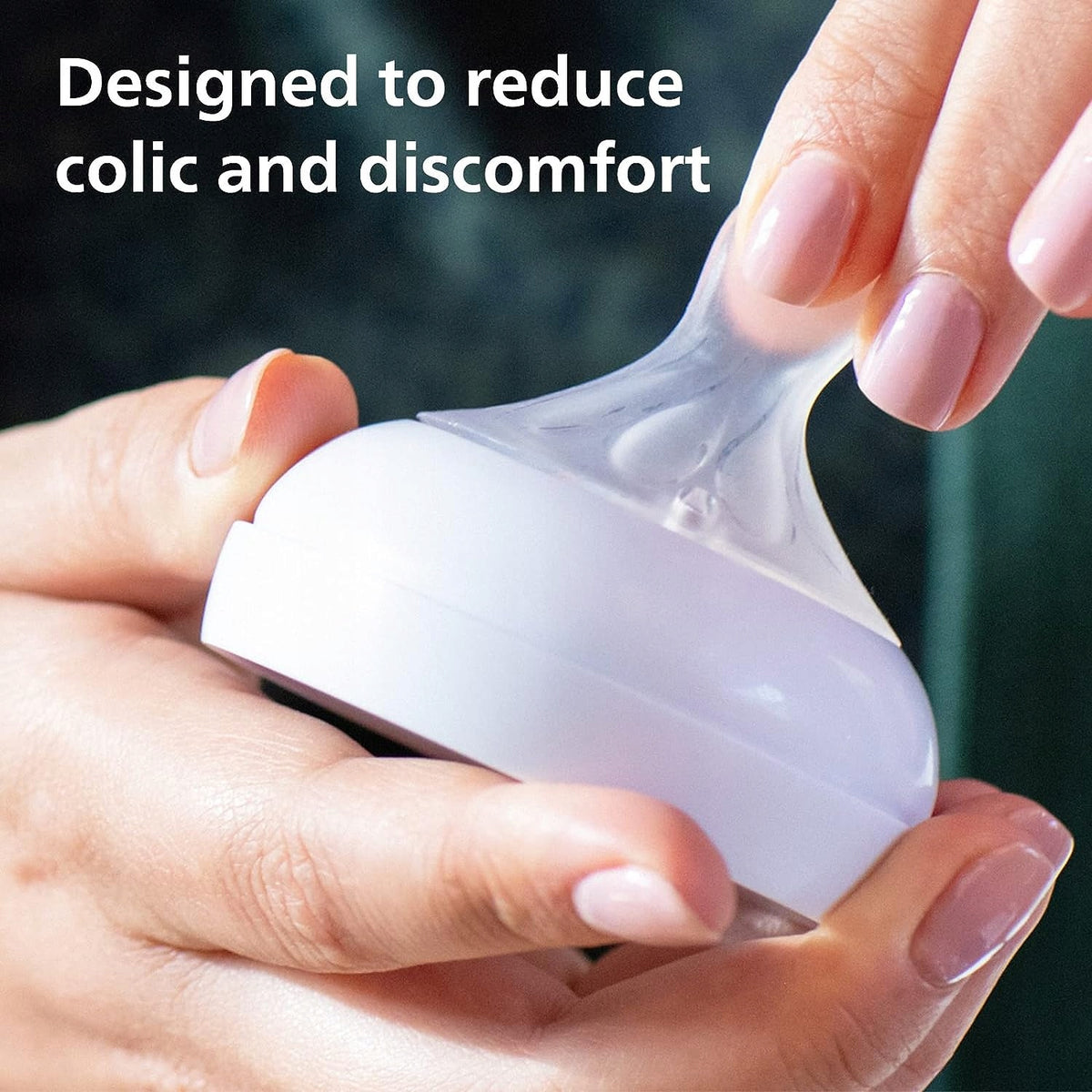 PHILIPS AVENT Natural RESPONSE smoczki do butelek 0msc x2 – zdjęcie produktu 4