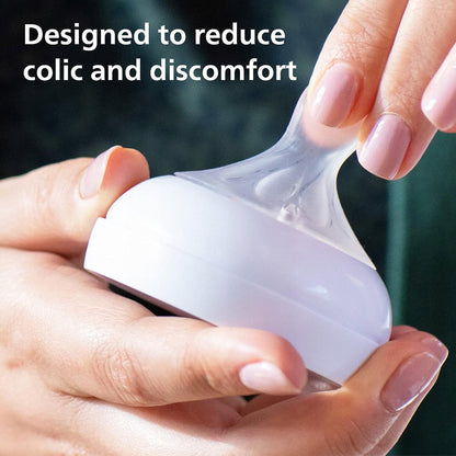 PHILIPS AVENT Natural RESPONSE smoczki do butelek 0msc x2 – zdjęcie produktu 4