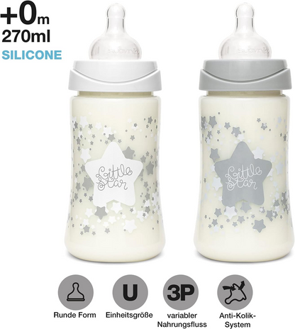 SUAVINEX Mon Premier Coffret set de démarrage biberons + tétine 5pcs. 0mois+