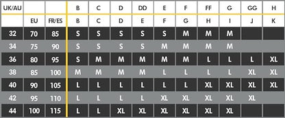 MEDELA gorset do laktatora HANDS-FREE L, czarny, używany, z regulowaną tabelą rozmiarów dla wygodnego odciągania pokarmu